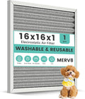 16x16x1 Reusable HVAC Furnace Air Filter, Washable Electrostatic Furnace Filter by KEYINGXUAN