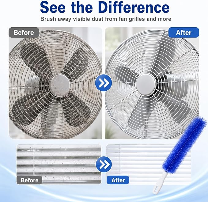 Aquanexis 90 Flexible Ceiling & Fan Dust Magnet, Hanging Holes, Soft Bristles - Image 7