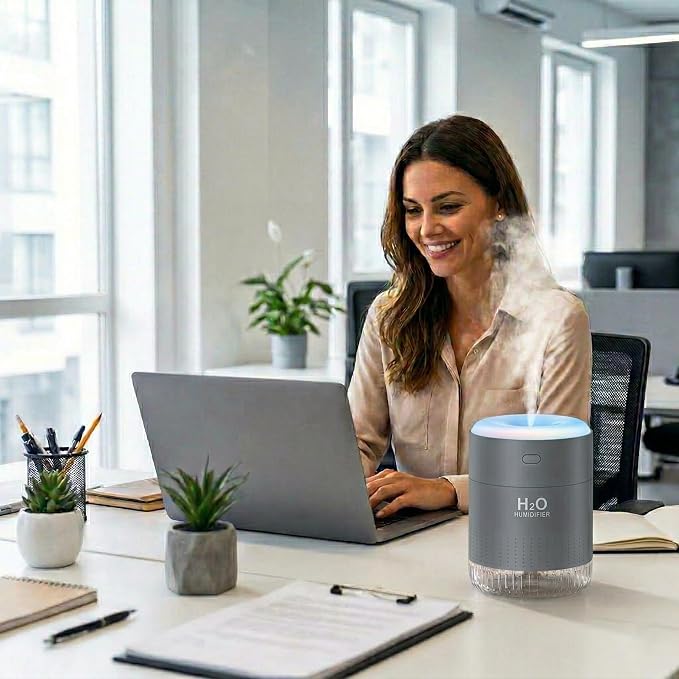 SZO Plant Humidifier Indoor, 500ml Grey - Image 5