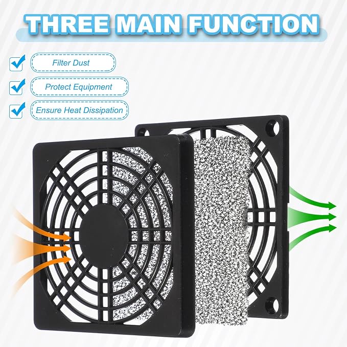 PATIKIL 40mm Fan Filter Grill - Image 3