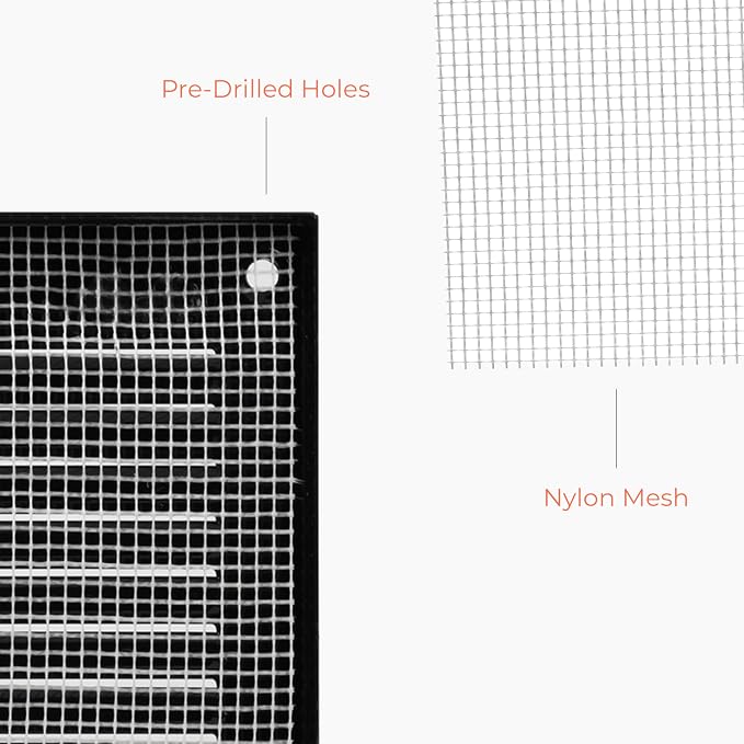 HVAC OV 8" x 4" Inch Black Metal Vent Cover – Ceiling Vents Covers - Image 4