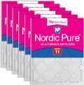 Nordic Pure 14x30x1 Tru Mini Pleat MERV 11 AC Furnace Air Filters 6 Pack | by NordicPure
