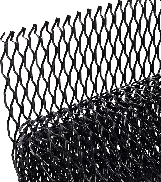 AggAuto 47x16 inches Car Pickup Truck Grill Mesh Spoiler Bumper Vent Aluminum by AggAutoAutomotiveGrillMeshInserts