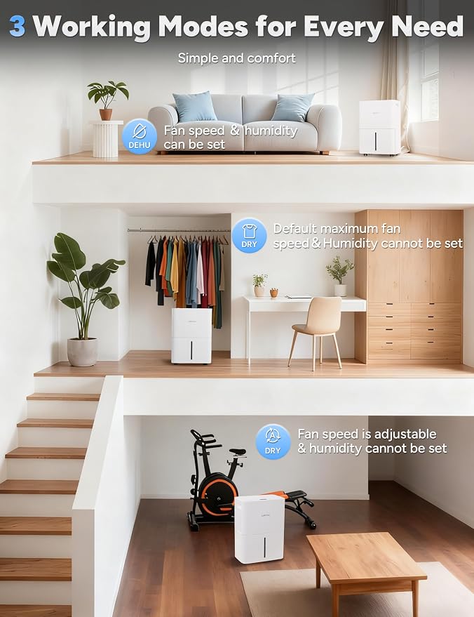 34 Pint Smart Dehumidifier - Image 6