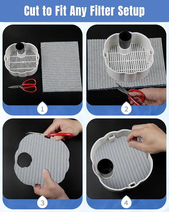 Pawfly 8-Layer Aquarium Filter Pad, 47 x 12 Inch High Density Multi-Layer - Image 7