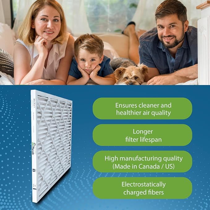 AirPurete 20x25x1 HVAC Furnace Air Filters | Actual Size: 19-1/2" x 24-1/2" x - Image 4