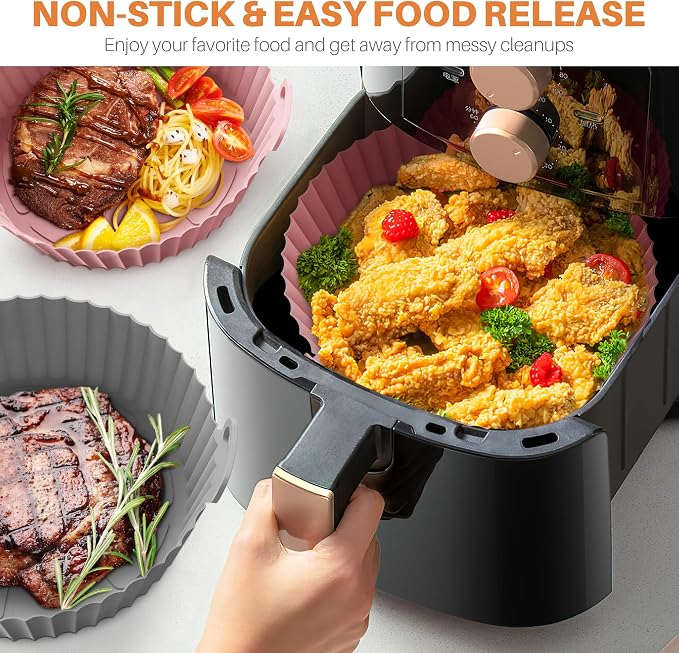 ME.FAN Air Fryer Silicone Liners - Image 6
