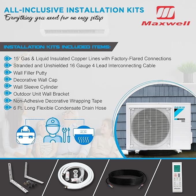 Daikin 9, 000 Btu 21 SEER2 Oterra Series Ductless Mini-Split, Wall Mount Heat - Image 4