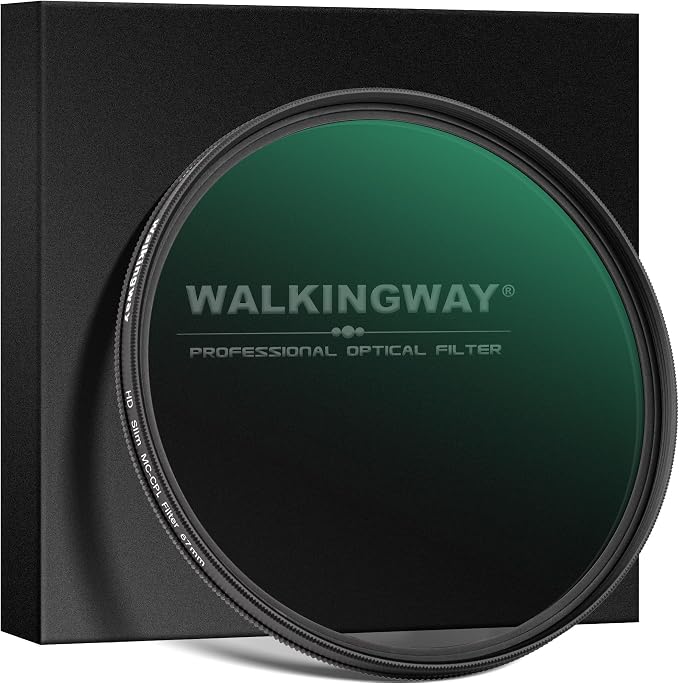 Walking Way 46mm Circular Polarizing Filter Ultra-Slim MC CPL Filter Optical by WalkingWay