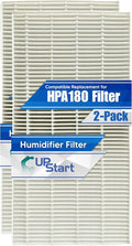 2-Pack HRF-R1 Filter R Kit for Honeywell HPA180B Replacement Filter by UpStart+Components