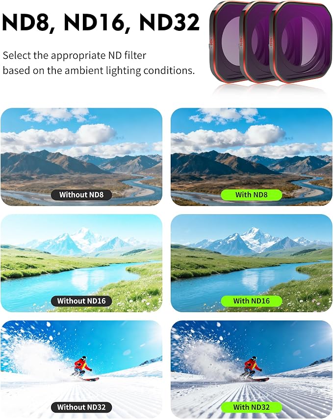 4-Pack Hybrid ND/CPL Filter Set - Image 3