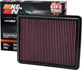 K&N High-Flow Original Lifetime Engine Air Filter: Increase Power: Premium by KNEngineeringInc