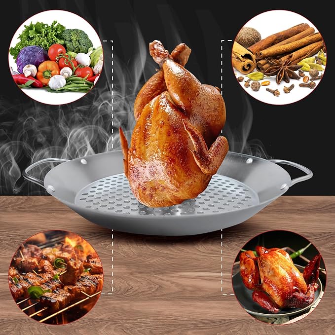 Beer Can Chicken Holder, Stainless Steel Chicken Roaster, Poultry Roasting Stand - Image 7
