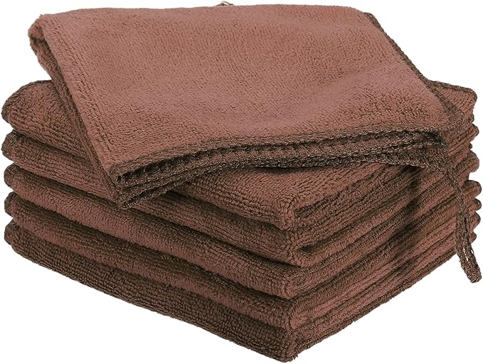 HARFINGTON 6 Pack Microfiber Cleaning Cloth by HARFINGTON