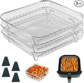 BYKITCHEN 8 inch Square Air Fryer Rack, Square Air Fryer Accessories by BYKITCHEN