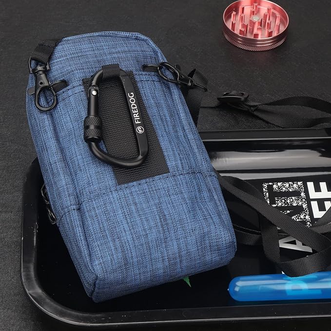 FIREDOG Smell Proof Bag, Odor Proof Pouch Mini Crossbody Bags - Image 7