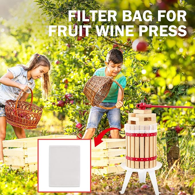CAELUM 3.2 Gallon Capacity Fruit and Wine Press Filter Bag - Image 6