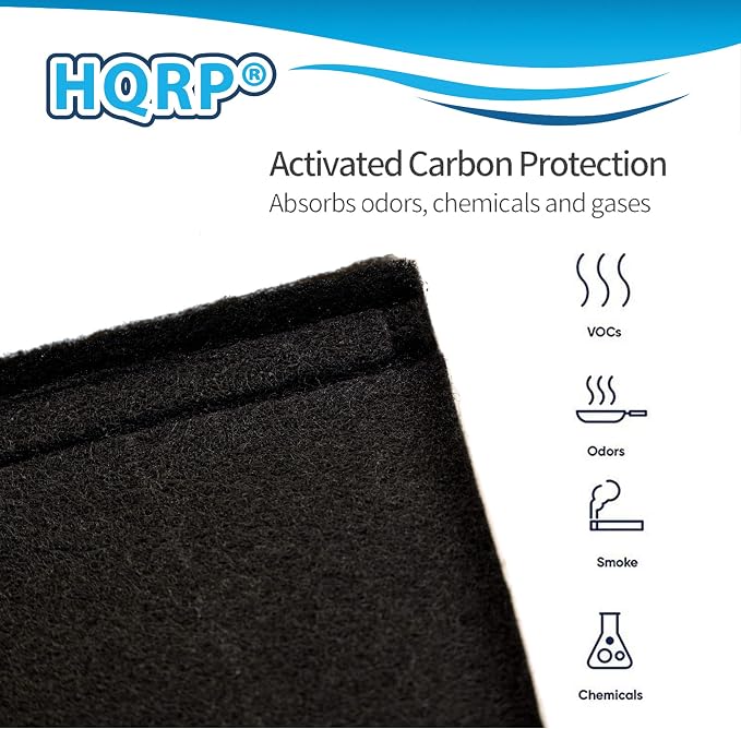 HQRP 2x Activated Carbon Filter Pad Cut To Fit Air Filter Roll - Image 4