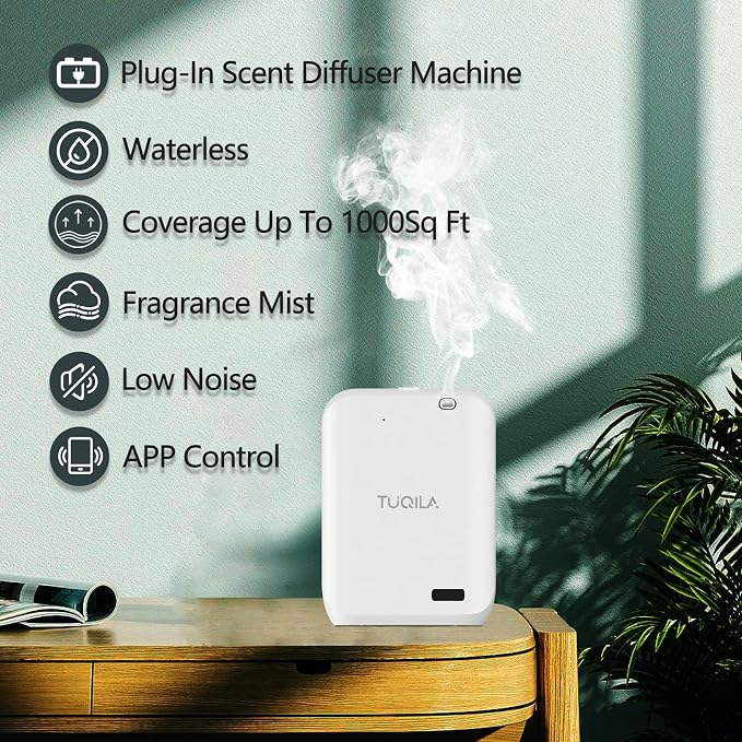 Hotel Waterless Oil Diffuser Cold Air Technology 1000 sq.ft, APP Control Smart - Image 4