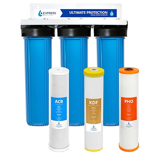 Whole House Water Filter System| Ultimate Protection | 3 Stage Water Purifier by ExpressWater