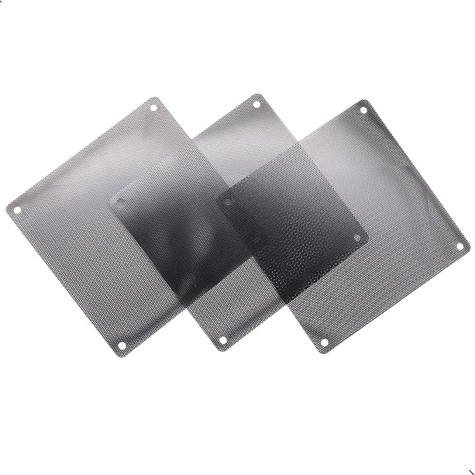12 Pcs 80mm PVC Black PC Cooler Fan Dust Filter Dustproof Case Cover Computer - Image 3