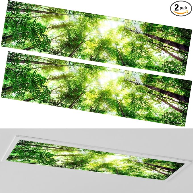 2 Pcs 1 x 4 Feet Fluorescent Covers by Wowangce