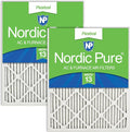 Nordic Pure 16x20x1 Pleated MERV 13 Air Filters 2 Pack by NordicPure