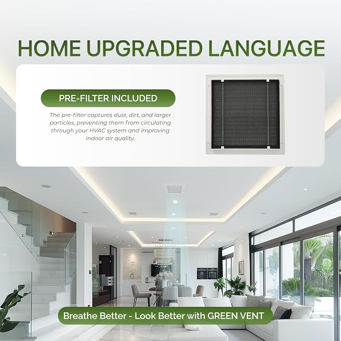 Modern Air Return Grille 10x4 - Image 2
