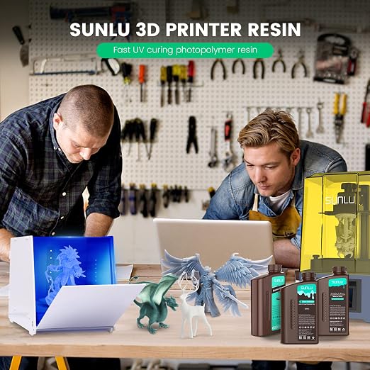 SUNLU 3D Printer Resin 1kg, Fast Curing Standard 3D Resin - Image 9