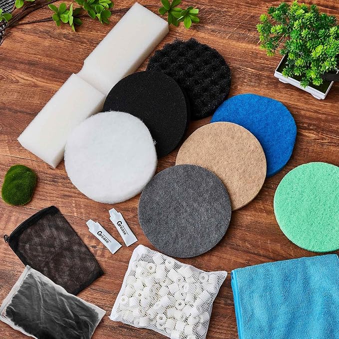 62 Pcs Compatible with Fluval Fx4/fx5/fx6 Replacement Filter Media, 6 Foam Block - Image 7