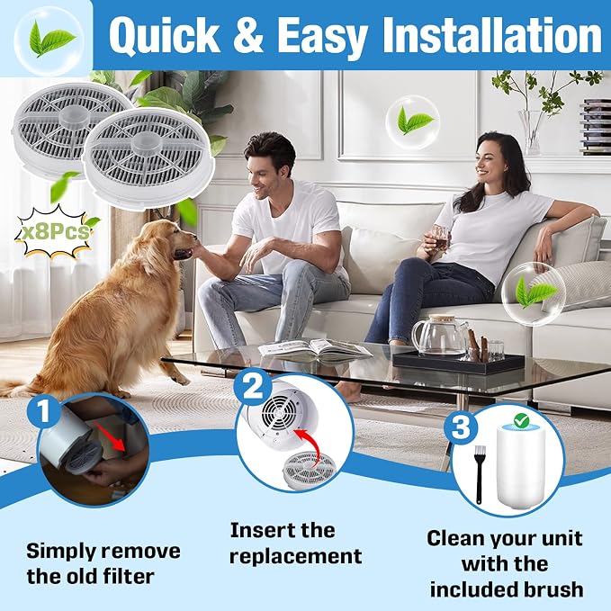 8-Pack True HEPA Filter Replacement - Image 5