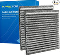PHILTOP HEPA Cabin Air Filter w/Activated Carbon, Compatible by PHILTOP