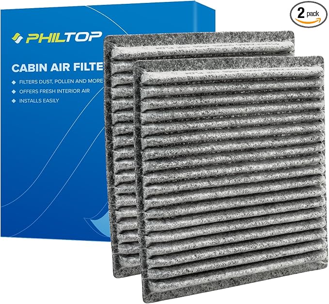 PHILTOP HEPA Cabin Air Filter w/Activated Carbon, Compatible by PHILTOP