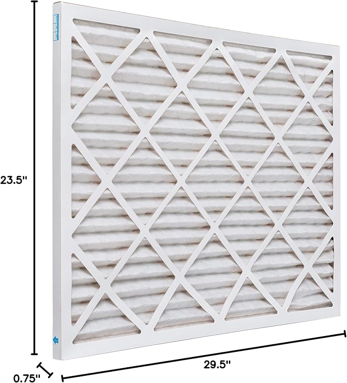 Aerostar 24x30x1 MERV 11, Pleated Air Filter, 23 1/2" x 29 1/2" x 3/4" - Image 8