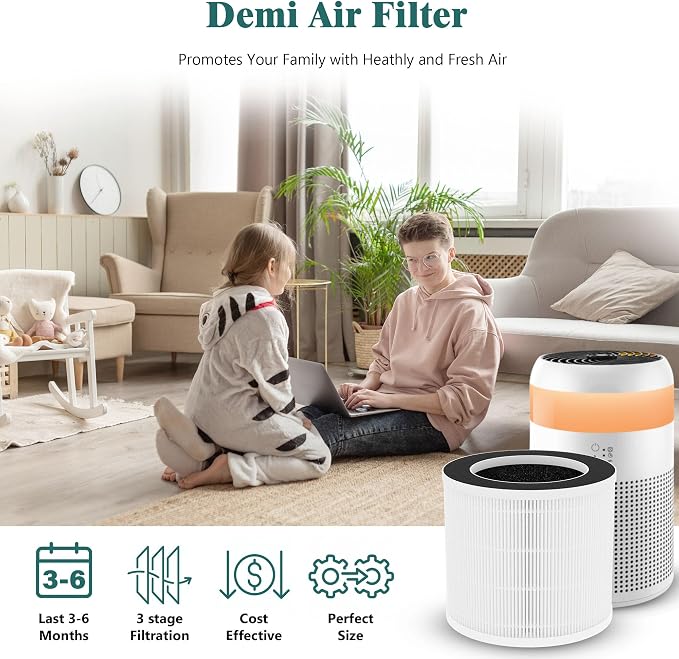 4 Packs Demi Replacement Filter Compatible - Image 6