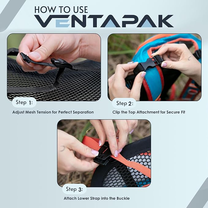 VentaPak Lightweight Ventilation Backpack Spacer - Image 10