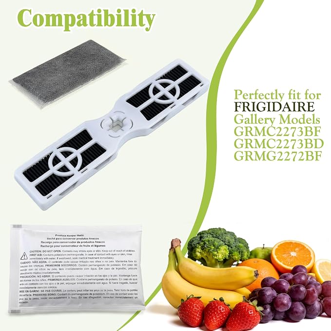 Newke 2 Pack Air Filter for PureAir AF-2 & 4 Pack Carbon Filter and 2 Fruit and - Image 5