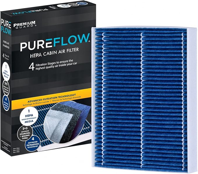 PUREFLOW PC4068HX HEPA Cabin Air Filter | Fits 2011-2019 Ford Explorer 3.5L; by PremiumGuard