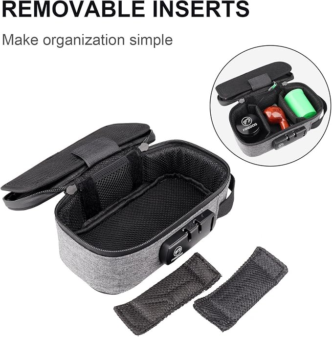 FIREDOG Smell Proof Case with Lock, Odor Proof Bag Containers Case Pouch - Image 7