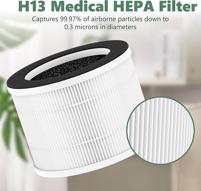 2 Packs PJ08 HEPA Replacement Filters Compatible - Image 5