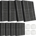 DerBlue 8pcs Wick Replacement Filter and 4pcs Top Fill Humidifier Replacement by HOME