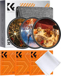 K&F CONCEPT 82mm Star Filters Kit 4 Points 6 Points 8 Points Cross Screen by KFCONCEPT
