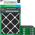 Filterbuy 16x25x1 Air Filter MERV 10 Odor & Allergy Defense by Filterbuy
