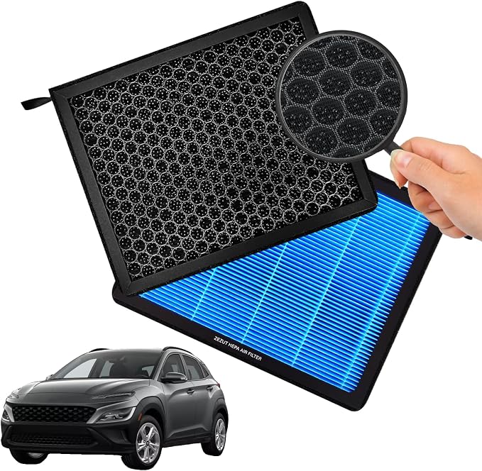 Cabin Air Filter, for 2016-2021 Hyundai Tucson, 2018-2023 Kona, 2022-2023 Kona N by ForYourEnjoyableJourney