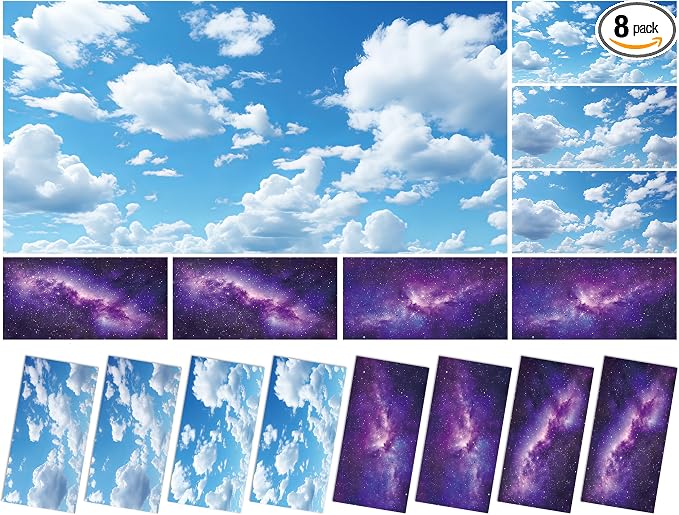 Wiooffen 8Pcs Fluorescent Light Covers by Wiooffen