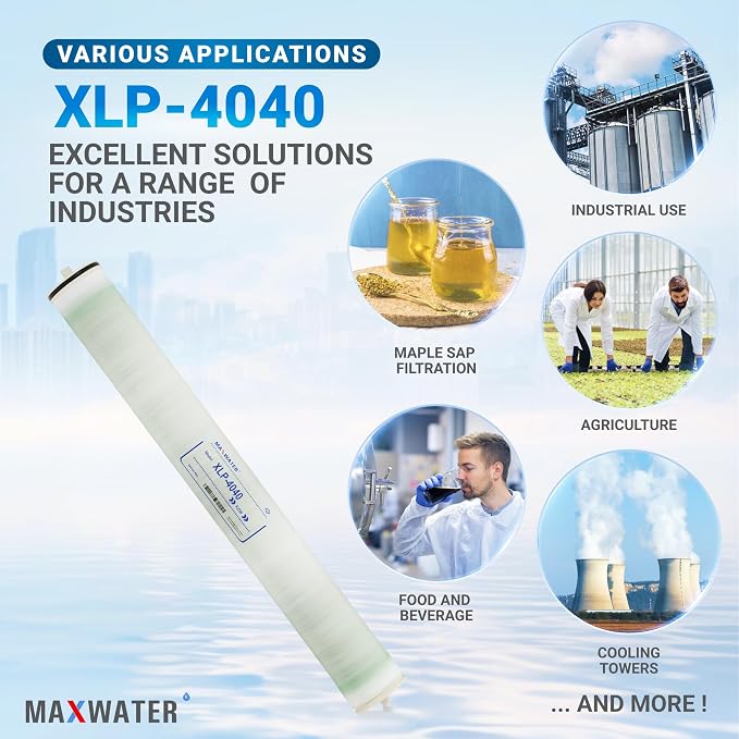XLP-4040 Reverse Osmosis 4" x 40" RO Membrane, 2300 GPD | XLP 4040 - Image 5