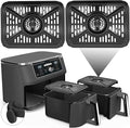 GWYXC Air Fryer Grill Pan for Ninja Foodi DZ401 DZ550 DualZone Air Fryers by oecue