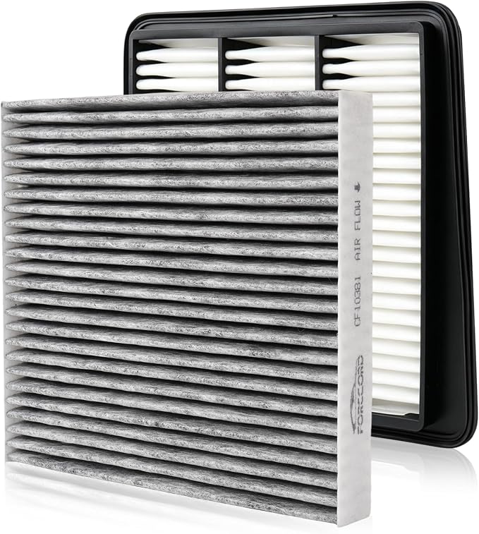 Cabin & Engine Air Filter Fit for Hyundai Azera/Sonata 2006-2008 Activated by Forccord