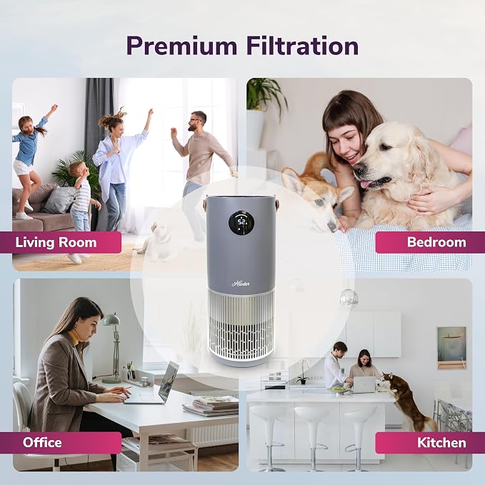 Hunter Fan Company Humidifier and Air Purifier In One, Advanced Filtration Air - Image 3