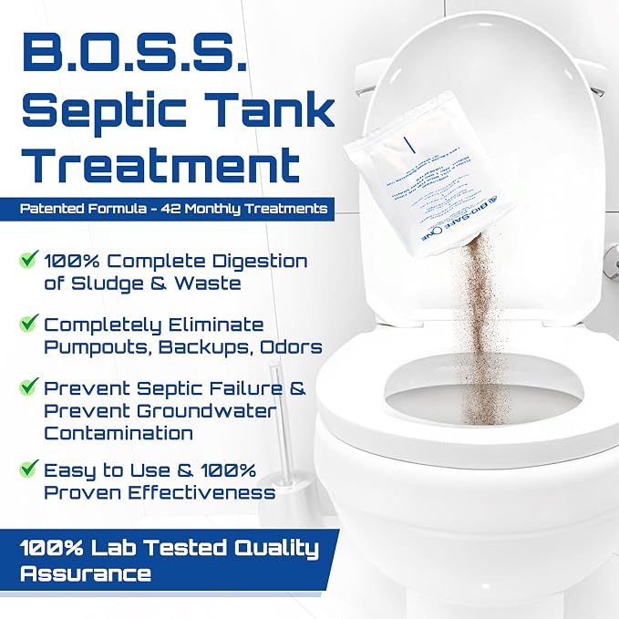 BSA 10003 - Septic Tank Treatment - 24 Monthly Treatments - Septic Cleaner - - Image 2